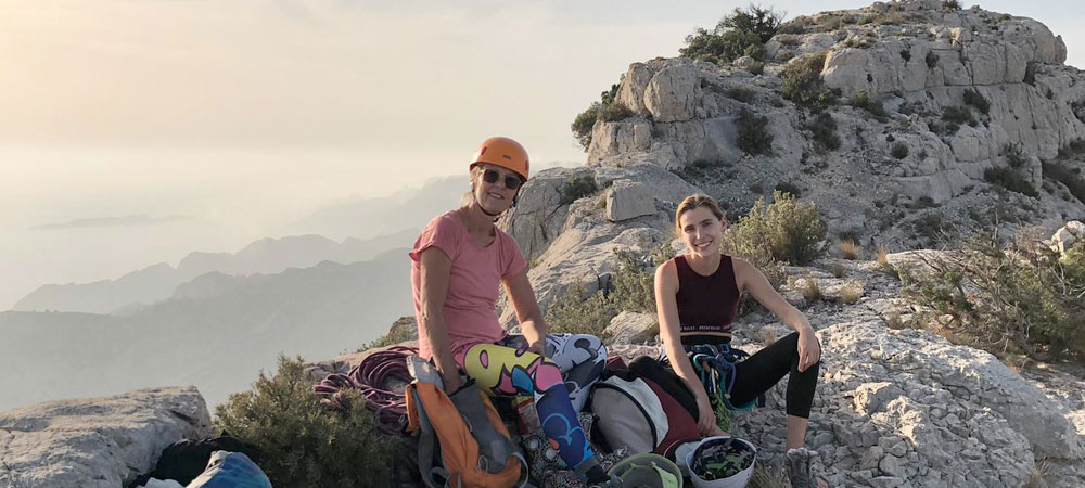 Le sourire des élèves au sommet de la grande Candelle
