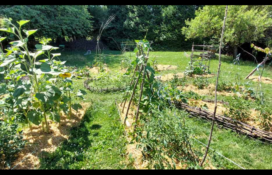 Gîte Le Pré Charville - Activités & Loisirs Vue Potager