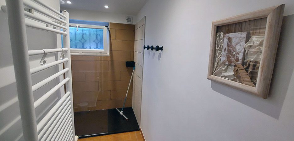 Gîte Le Pré Charville - Activités & Loisirs Salle de bain, douche italienne 180x90