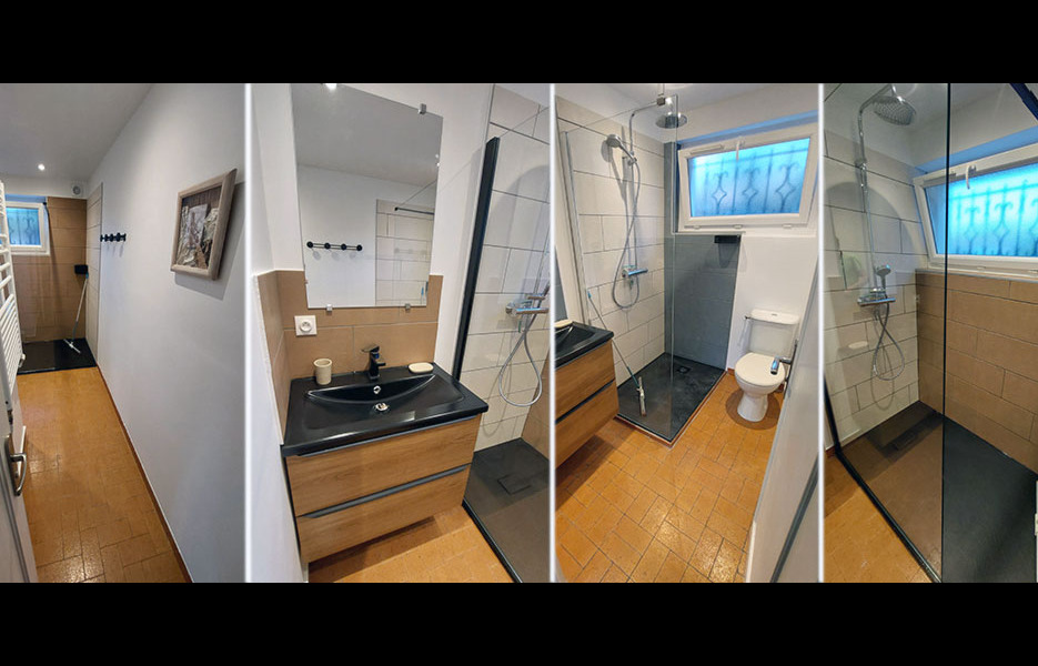 Gîte Le Pré Charville - Activités & Loisirs Salle de bain, douche italienne 180x90