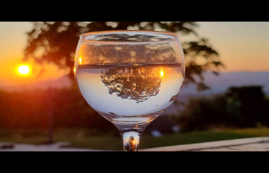 Gîte Le Pré Charville - Activités & Loisirs Coucher de soleil sur le gîte
